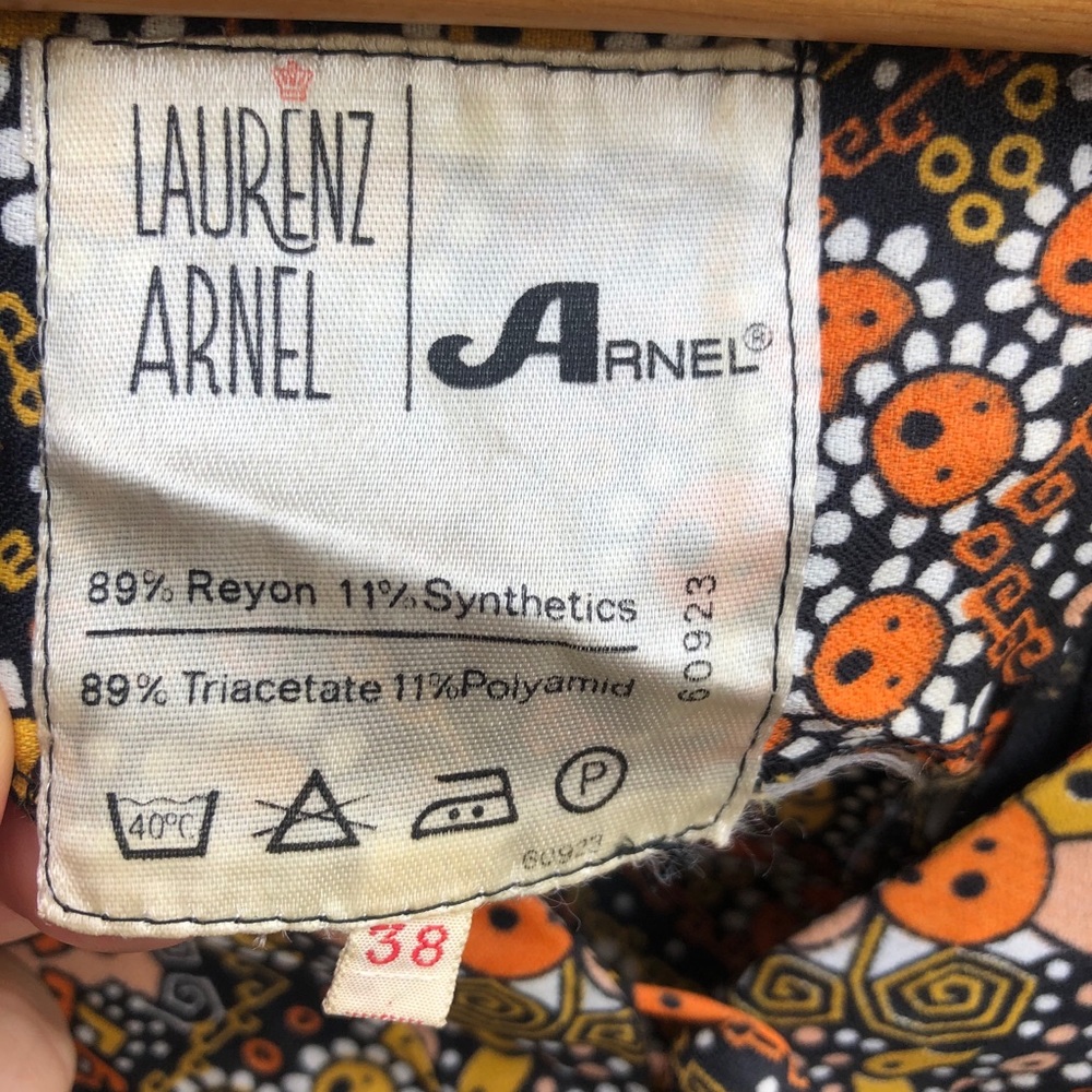 70s vintage Laurenz Arnel BoHo maxi dress - Picture 4 of 12